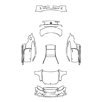 Pre-Cut PPF Mercedes-Benz C Class Coupe AMG Line 2020 - PPF-Kits