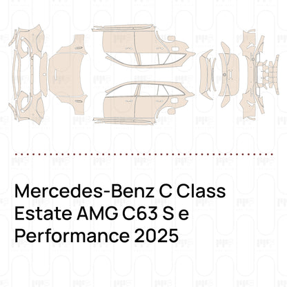 Pre-Cut PPF Mercedes-Benz C Class Estate AMG C63 S e Performance 2025