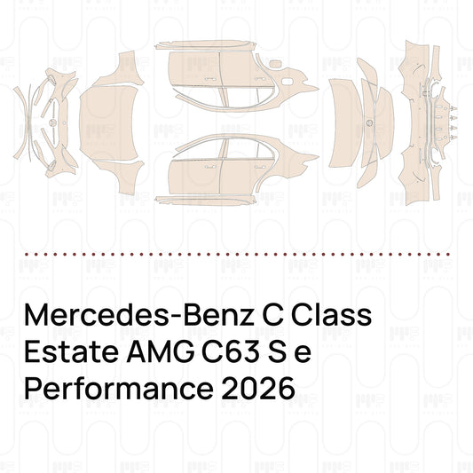 Pre-Cut PPF Mercedes-Benz C Class Estate AMG C63 S e Performance 2026