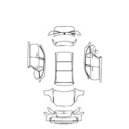 Pre-Cut PPF Mercedes-Benz C Class Estate Base 2021 - PPF-Kits