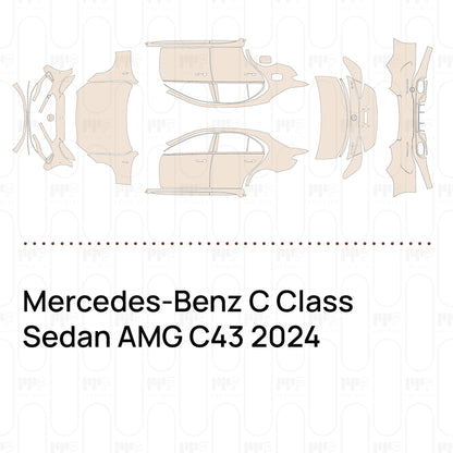 Pre-Cut PPF Mercedes-Benz C Class Sedan AMG C43 2024