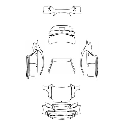 Pre-Cut PPF Mercedes-Benz C Class Sedan AMG C63 2020 - PPF-Kits