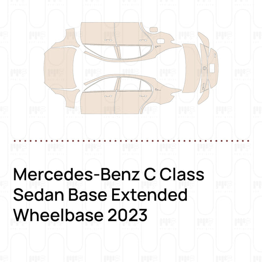 Pre-Cut PPF Mercedes-Benz C Class Sedan Base Extended Wheelbase 2023