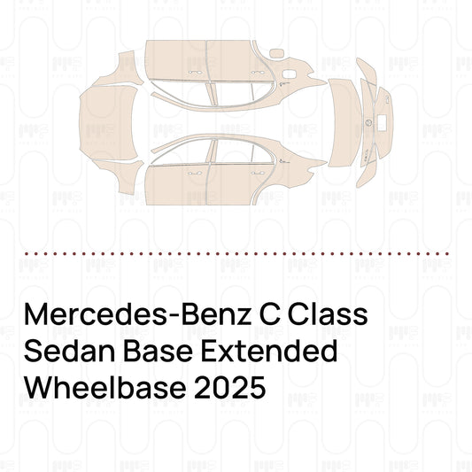 Pre-Cut PPF Mercedes-Benz C Class Sedan Base Extended Wheelbase 2025