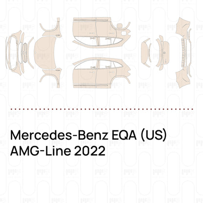Pre-Cut PPF Mercedes-Benz EQA (US) AMG-Line 2022