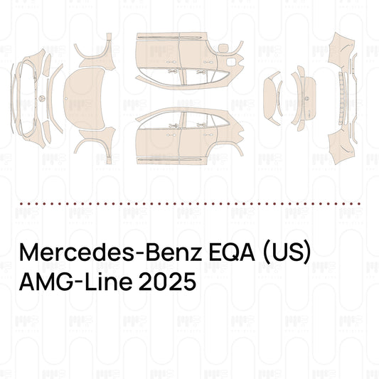 Pre-Cut PPF Mercedes-Benz EQA (US) AMG-Line 2025