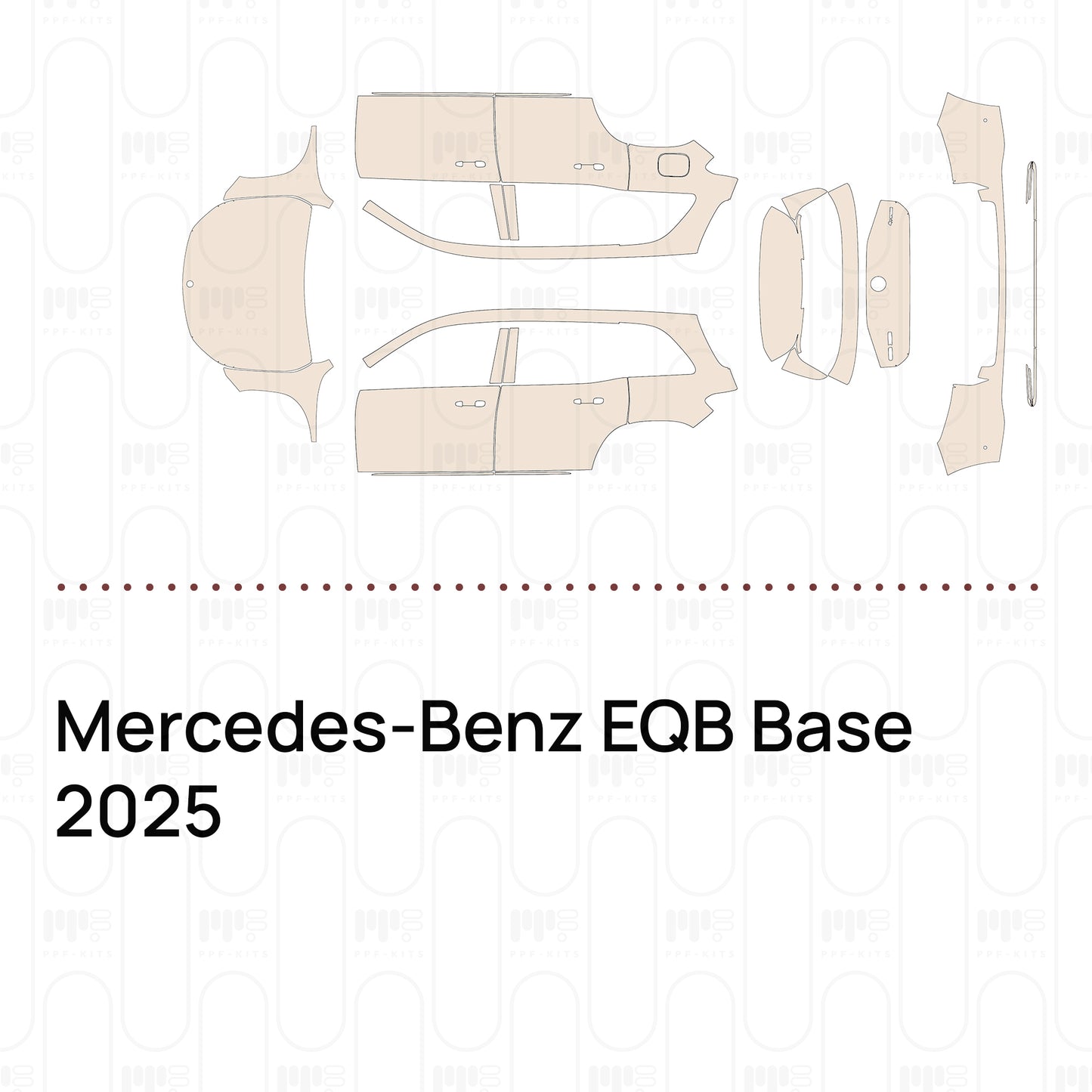 Pre-Cut PPF Mercedes-Benz EQB Base 2025