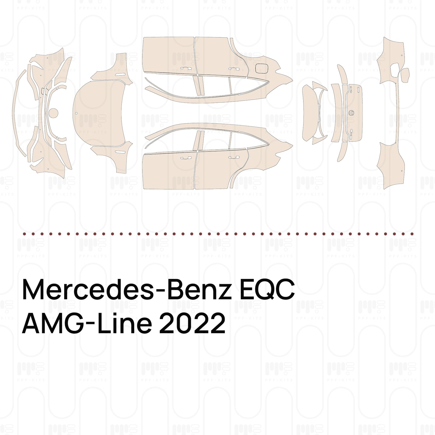 Pre-Cut PPF Mercedes-Benz EQC AMG-Line 2022