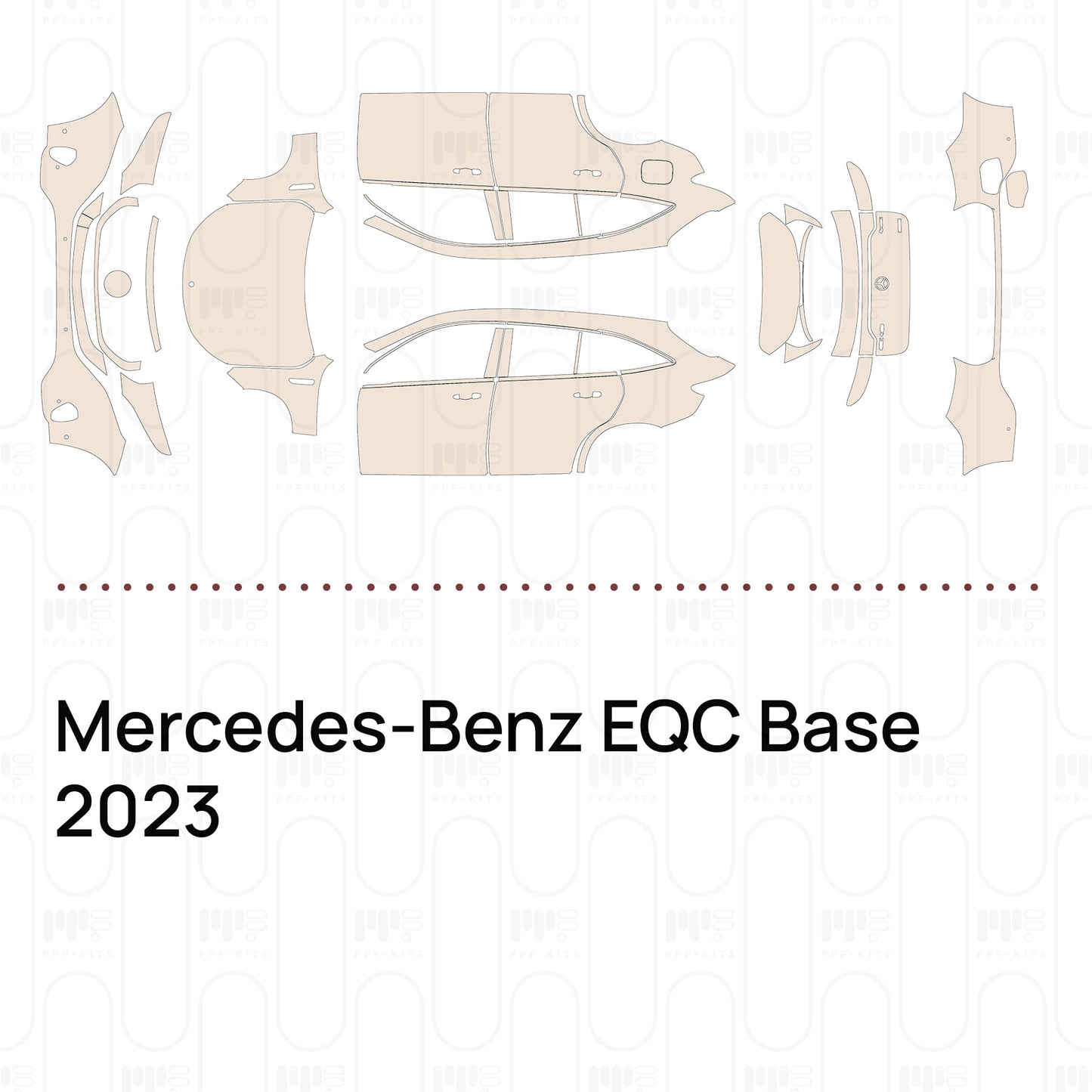 Pre-Cut PPF Mercedes-Benz EQC Base 2023