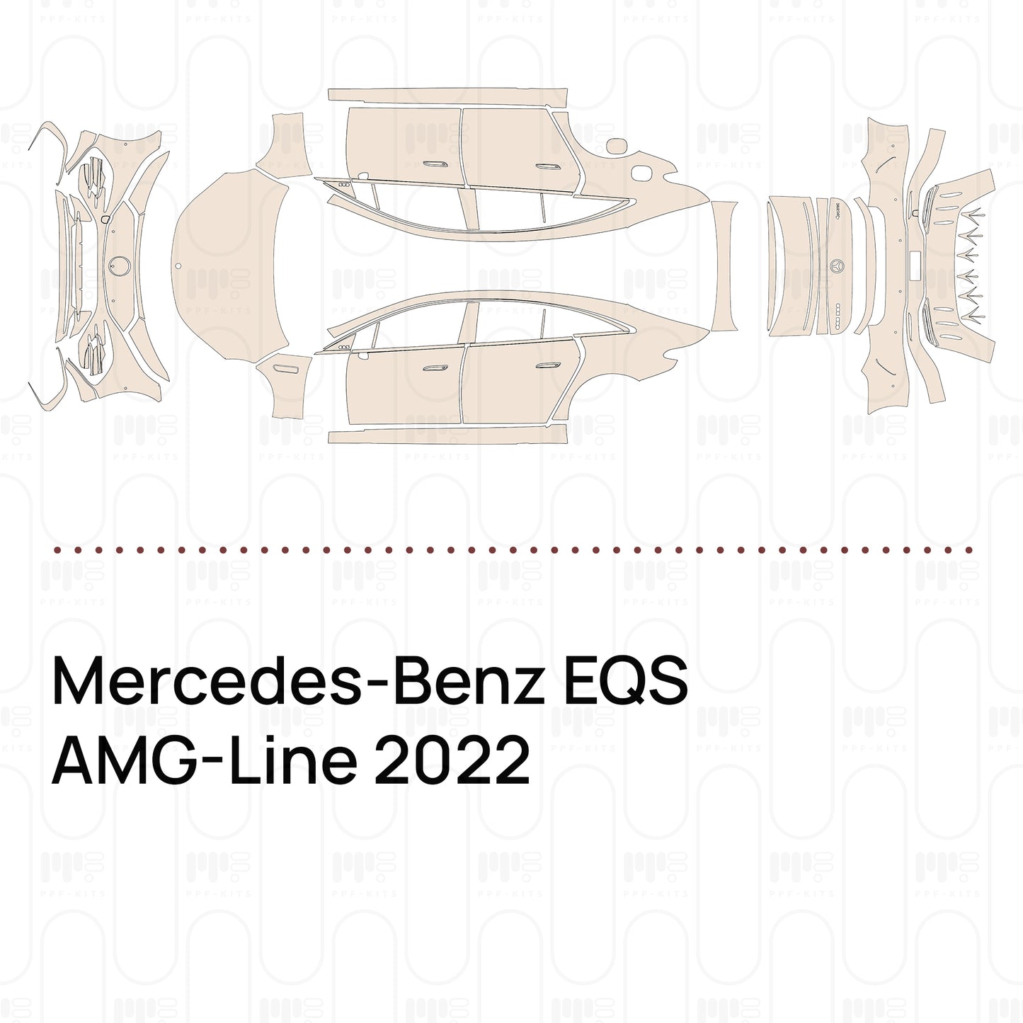 Pre-Cut PPF Mercedes-Benz EQS AMG-Line 2022