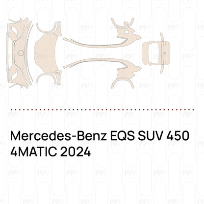 Pre-Cut PPF Mercedes-Benz EQS SUV 450 4MATIC 2024