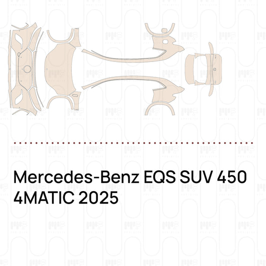 Pre-Cut PPF Mercedes-Benz EQS SUV 450 4MATIC 2025