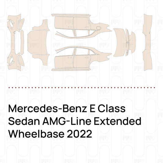 Pre-Cut PPF Mercedes-Benz E Class Sedan AMG-Line Extended Wheelbase 2022
