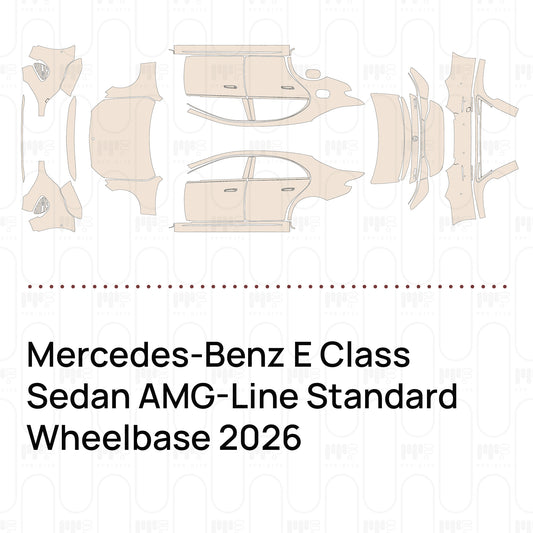 Pre-Cut PPF Mercedes-Benz E Class Sedan AMG-Line Standard Wheelbase 2026