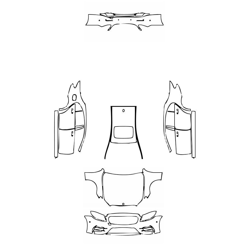 Pre-Cut PPF Mercedes-Benz E Class Sedan AMG E53 2020 - PPF-Kits