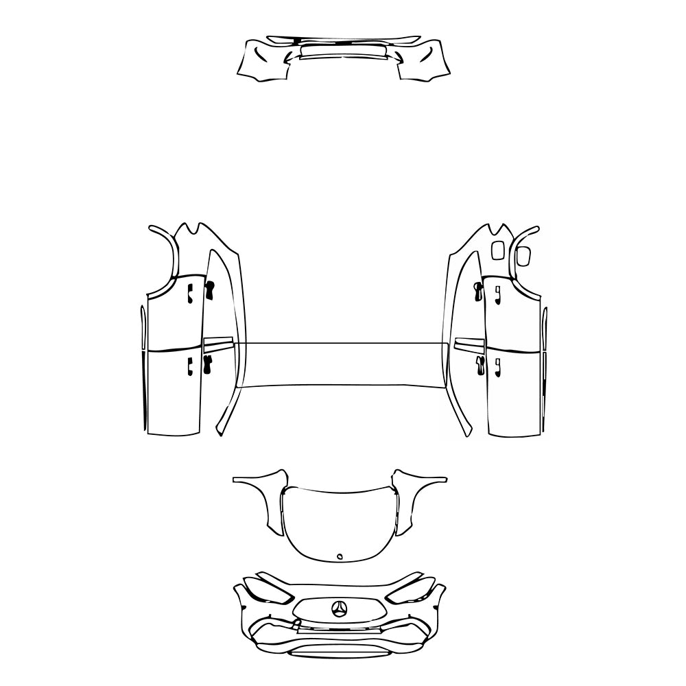 Pre-Cut PPF Mercedes-Benz GLA AMG GLA 45 2021 - PPF-Kits