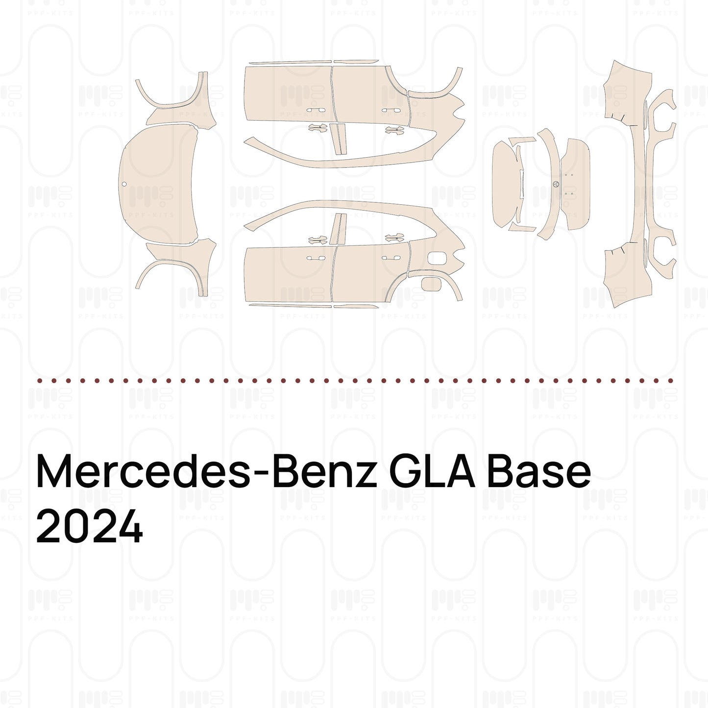 Pre-Cut PPF Mercedes-Benz GLA Base 2024