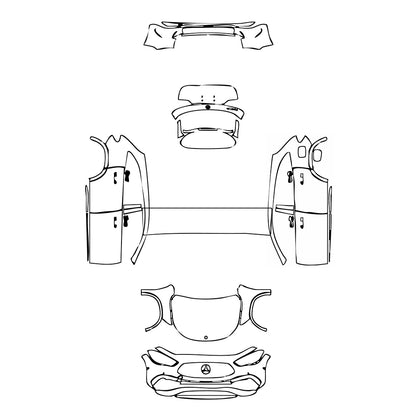 Pre-Cut PPF Mercedes-Benz GLA Sport 2021 - PPF-Kits