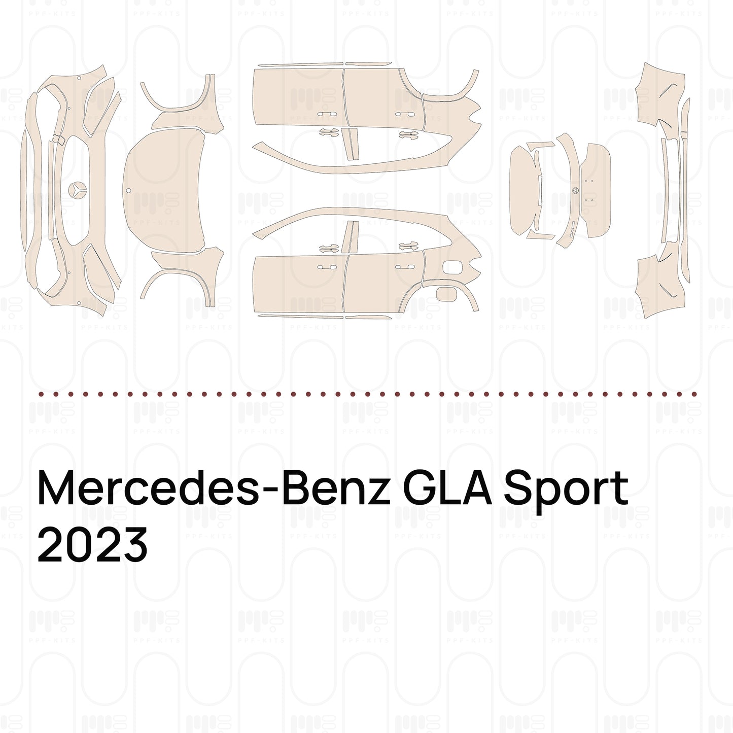 Pre-Cut PPF Mercedes-Benz GLA Sport 2023