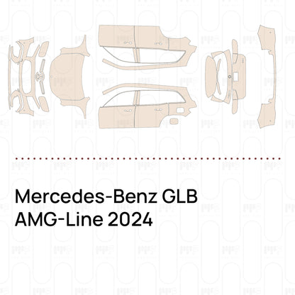 Pre-Cut PPF Mercedes-Benz GLB AMG-Line 2024