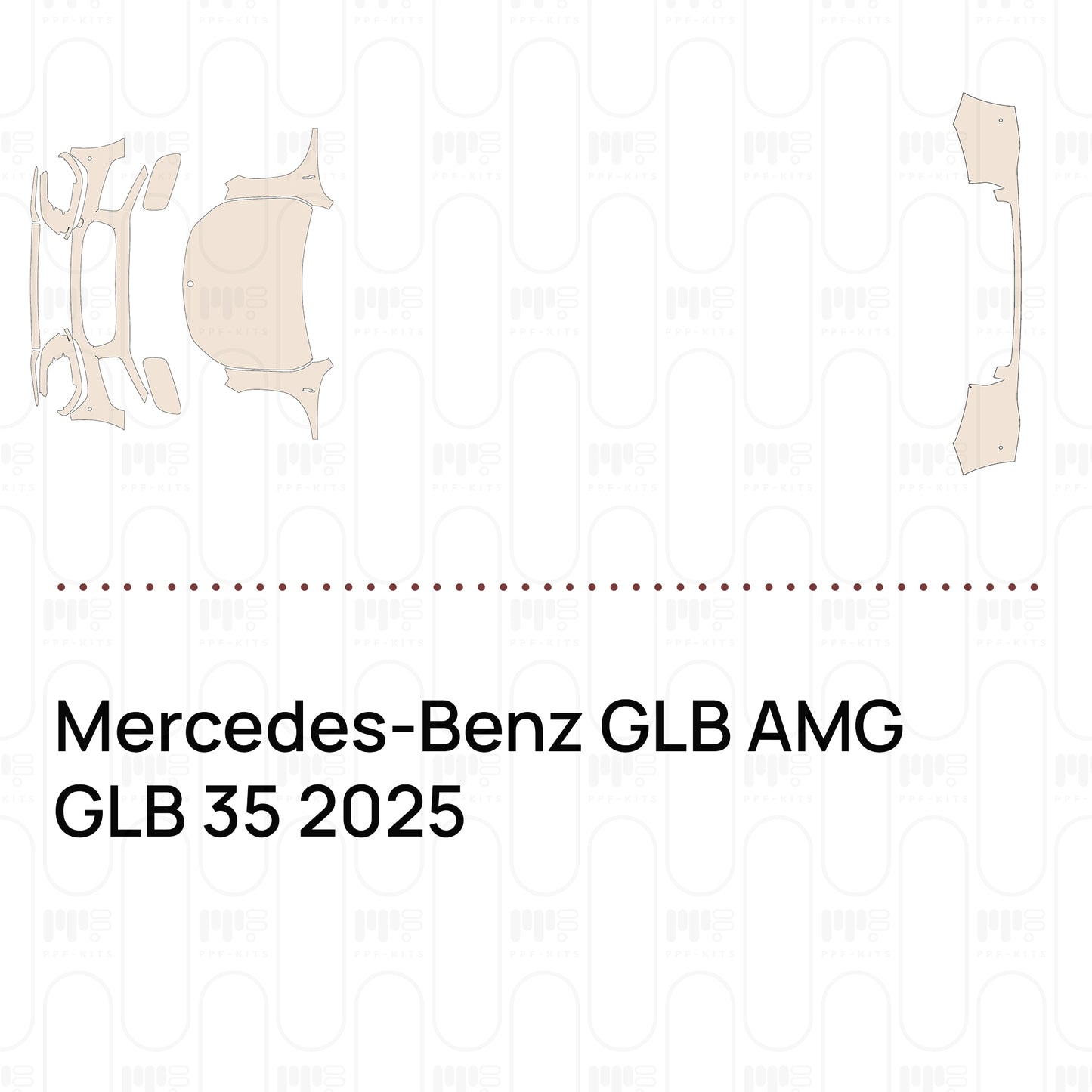 Pre-Cut PPF Mercedes-Benz GLB AMG GLB 35 2025