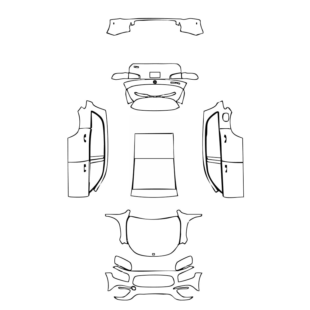 Pre-Cut PPF Mercedes-Benz GLB AMG Line 2020 - PPF-Kits