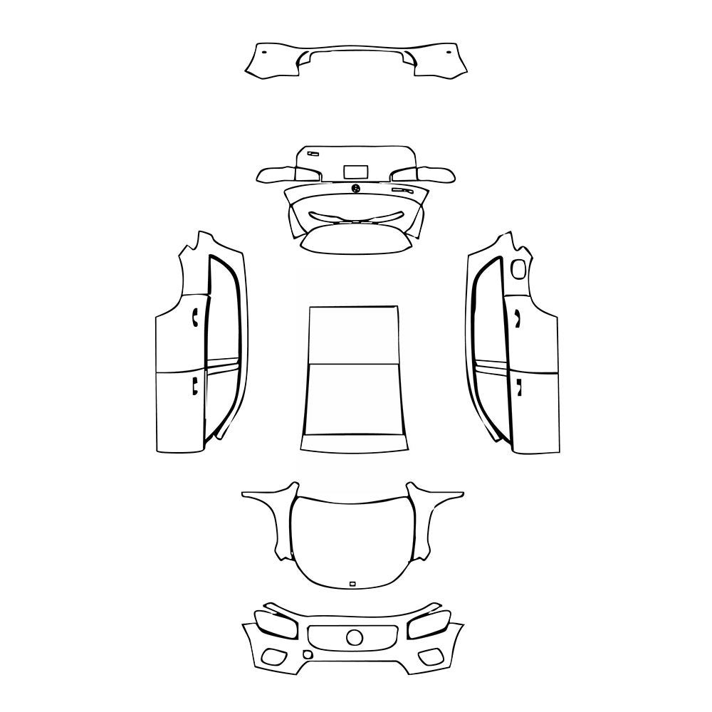 Pre-Cut PPF Mercedes-Benz GLB Base 2021 - PPF-Kits