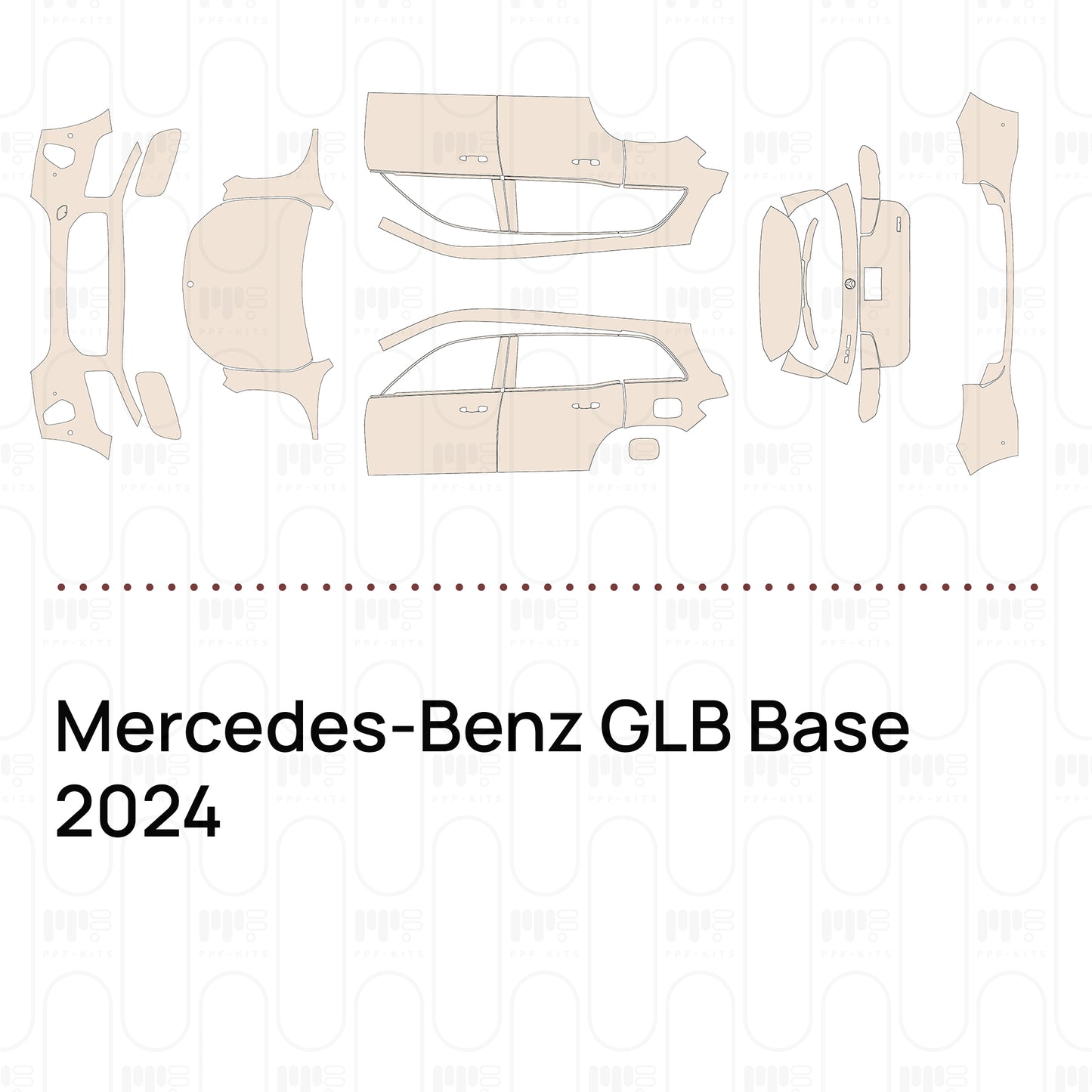 Pre-Cut PPF Mercedes-Benz GLB Base 2024