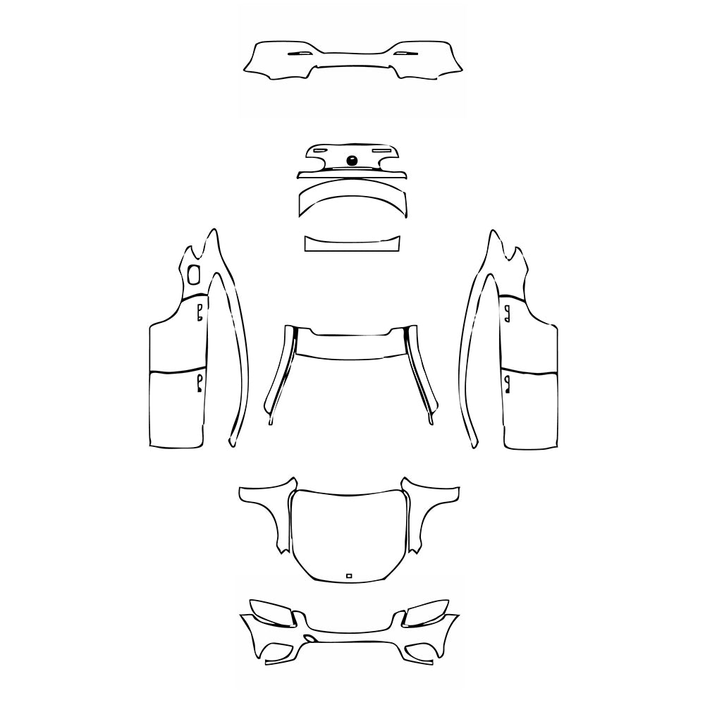 Pre-Cut PPF Mercedes-Benz GLC Coupe Base 2019 - PPF-Kits
