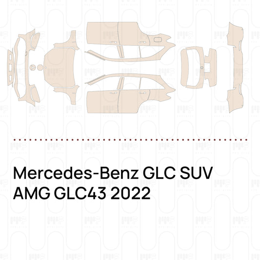 Pre-Cut PPF Mercedes-Benz GLC SUV AMG GLC43 2022
