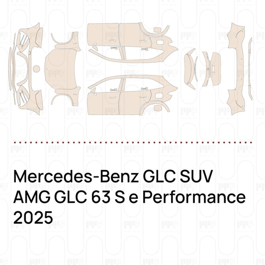 Pre-Cut PPF Mercedes-Benz GLC SUV AMG GLC 63 S e Performance 2025
