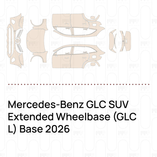 Pre-Cut PPF Mercedes-Benz GLC SUV Extended Wheelbase (GLC L) Base 2026