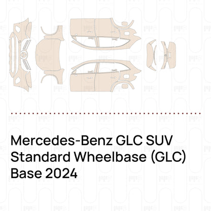 Pre-Cut PPF Mercedes-Benz GLC SUV Standard Wheelbase (GLC) Base 2024