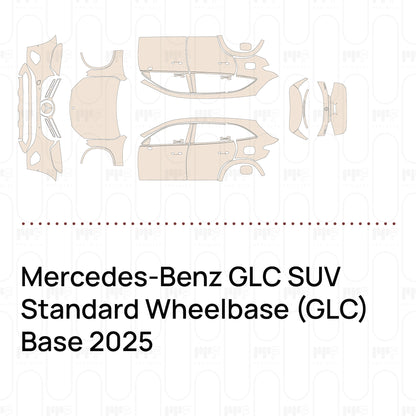 Pre-Cut PPF Mercedes-Benz GLC SUV Standard Wheelbase (GLC) Base 2025
