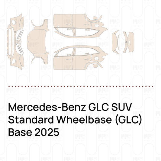 Pre-Cut PPF Mercedes-Benz GLC SUV Standard Wheelbase (GLC) Base 2025