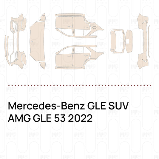 Pre-Cut PPF Mercedes-Benz GLE SUV AMG GLE 53 2022