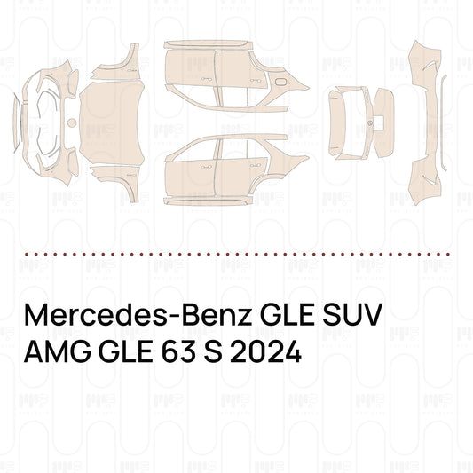 Pre-Cut PPF Mercedes-Benz GLE SUV AMG GLE 63 S 2024