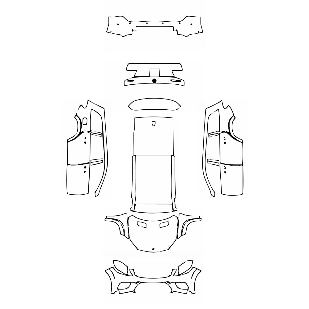 Pre-Cut PPF Mercedes-Benz GLS AMG Line 2019 - PPF-Kits