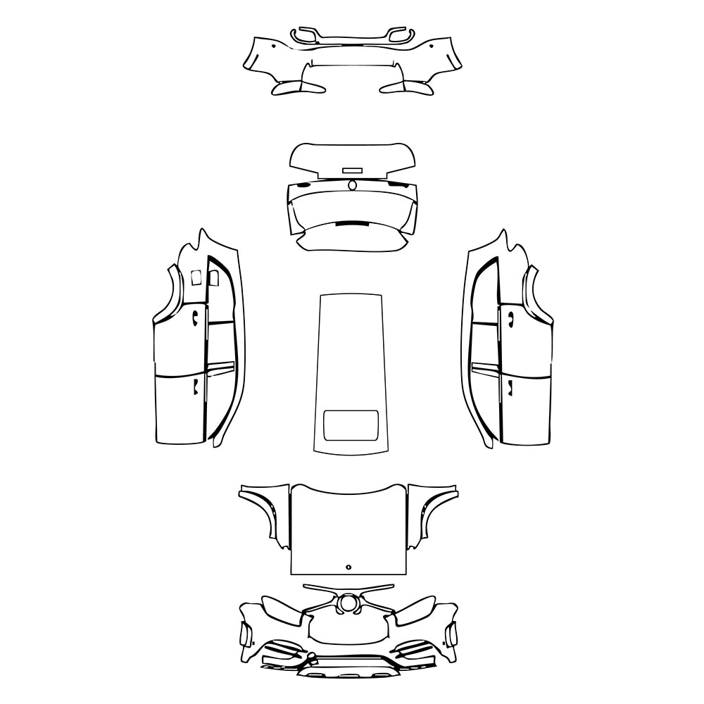 Pre-Cut PPF Mercedes-Benz GLS AMG Line 2021 - PPF-Kits