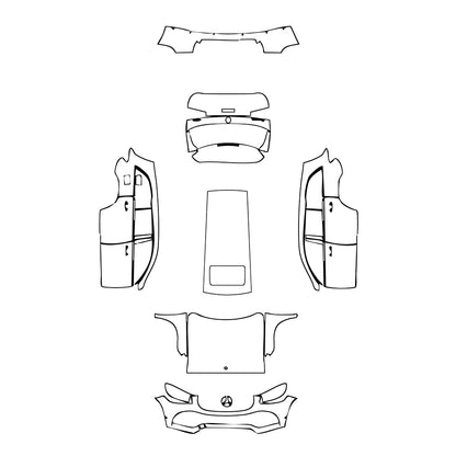 Pre-Cut PPF Mercedes-Benz GLS Base 2021 - PPF-Kits