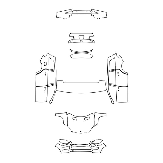 Pre-Cut PPF Mercedes-Benz GL Base 2015 - PPF-Kits