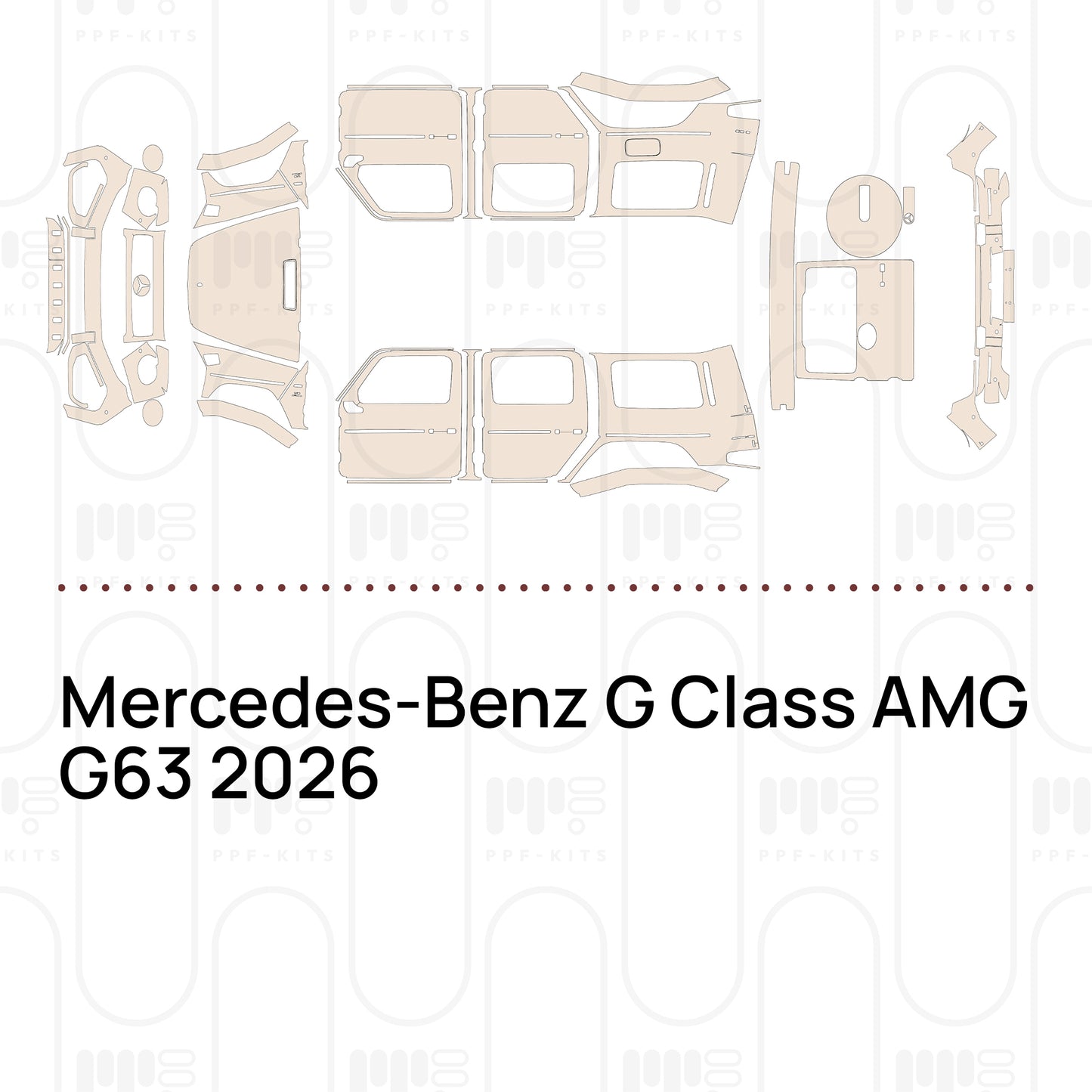 Pre-Cut PPF Mercedes-Benz G Class AMG G63 2026