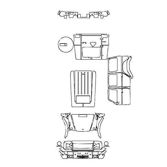 Pre-Cut PPF Mercedes-Benz G Class G500 2015 - PPF-Kits