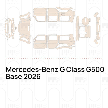 Pre-Cut PPF Mercedes-Benz G Class G500 Base 2026