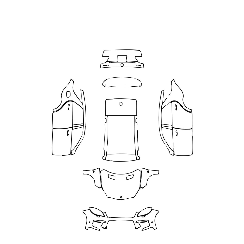 Pre-Cut PPF Mercedes-Benz ML 63 AMG 2013 - PPF-Kits