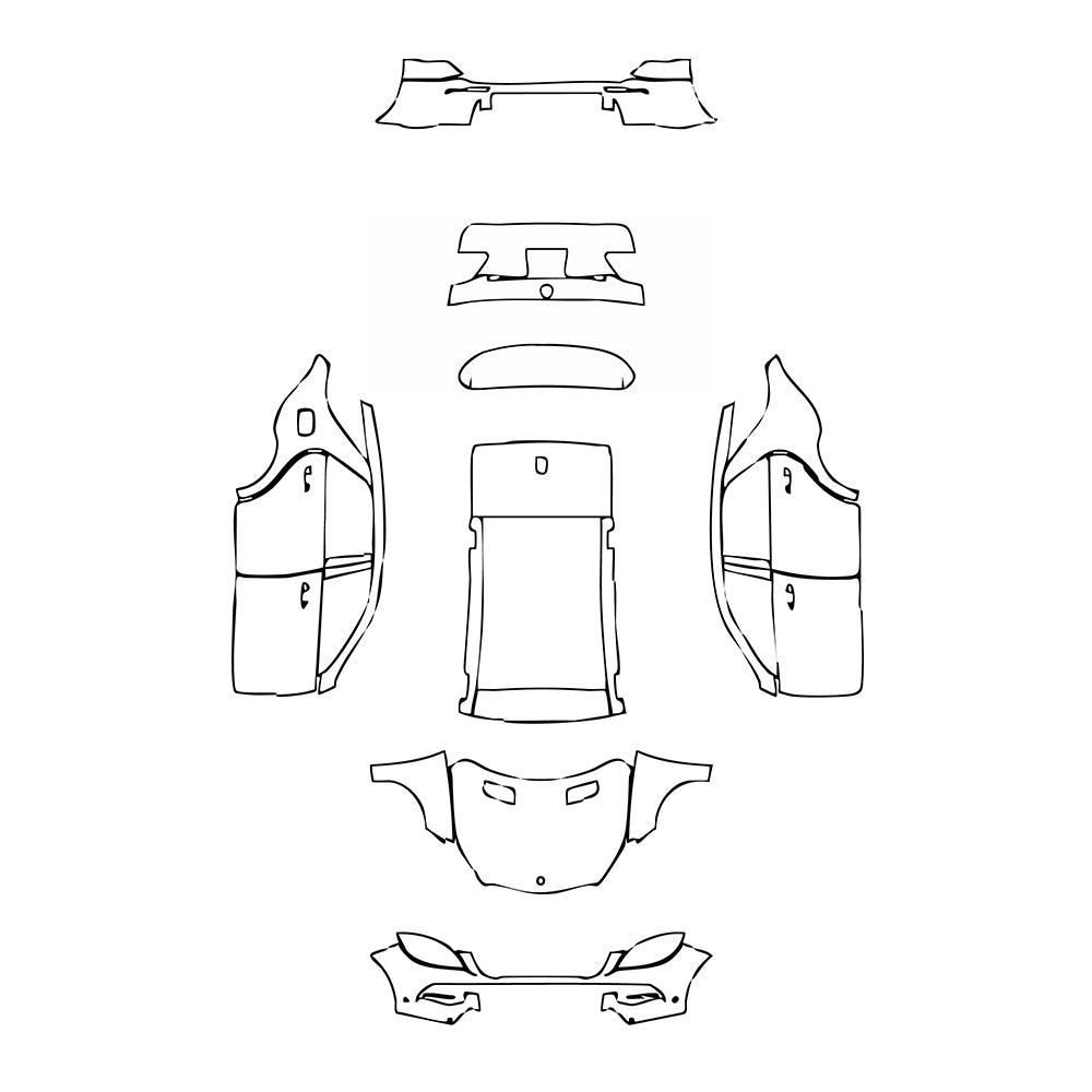 Pre-Cut PPF Mercedes-Benz ML Base 2015 - PPF-Kits