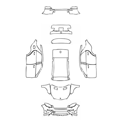 Pre-Cut PPF Mercedes-Benz ML Sport 2013 - PPF-Kits