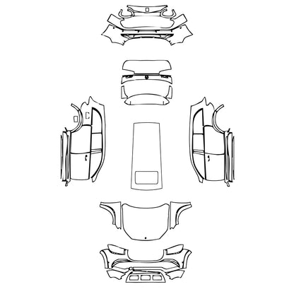 Pre-Cut PPF Mercedes-Benz Maybach GLS 2021 - PPF-Kits