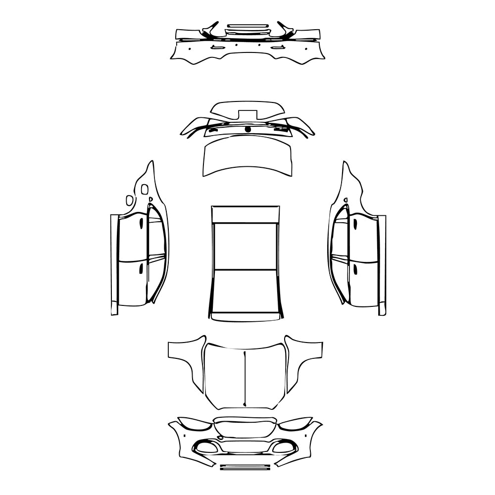 Pre-Cut PPF Mercedes-Benz Maybach S Class S480 2021 - PPF-Kits