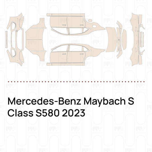 Pre-Cut PPF Mercedes-Benz Maybach S Class S580 2023